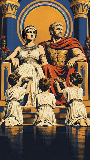 Chapter art from Herald: Actium, from the story Augustus and the Roman Peace.