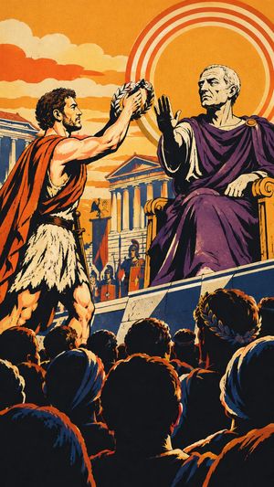 Chapter art from Herald: The Ides of March, from the story Caesar.