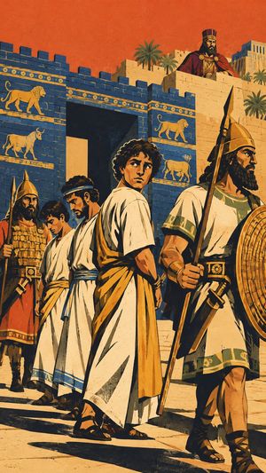 Chapter art from Herald: Taken to Babylon, from the story Daniel.