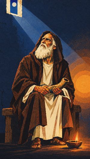 Arte do Herald para o capítulo O menino pastor, da história Davi.