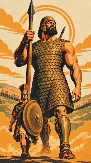 Chapter art from Herald: The Giant of Gath, from the story David.