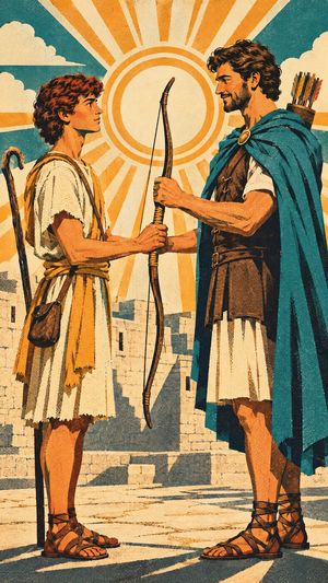 Chapter art from Herald: The King’s Shadow, from the story David.