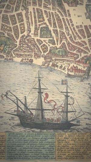 Chapter art from Herald: The World Cut in Two, from the story Cabral.