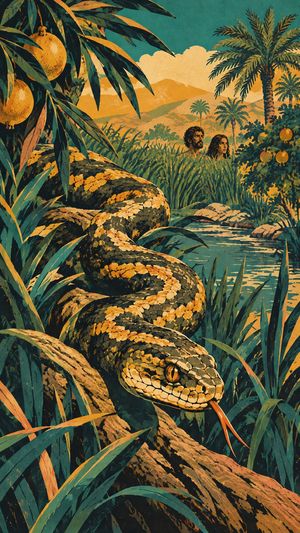 Chapter art from Herald: The Serpent, from the story Adam and Eve.