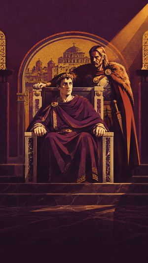 Chapter art from Herald: The Last Emperor, from the story The Fall of Rome.