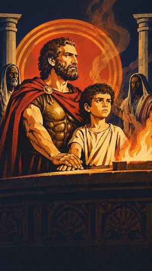 Chapter art from Herald: The Boy’s Oath, from the story Hannibal at the Gates.