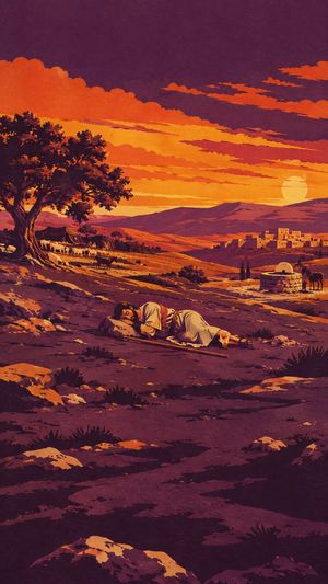 Arte do Herald para o capítulo A escada de Jacó, da história Jacó.