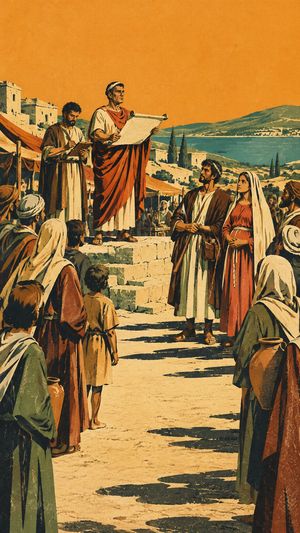 Chapter art from Herald: No Room at the Inn, from the story The Nativity.
