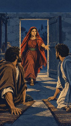 Chapter art from Herald: Mary Magdalene, from the story The Empty Tomb.