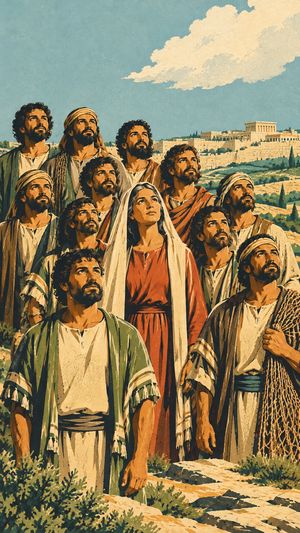 Arte do Herald para o capítulo Cinquenta dias, da história O túmulo vazio.