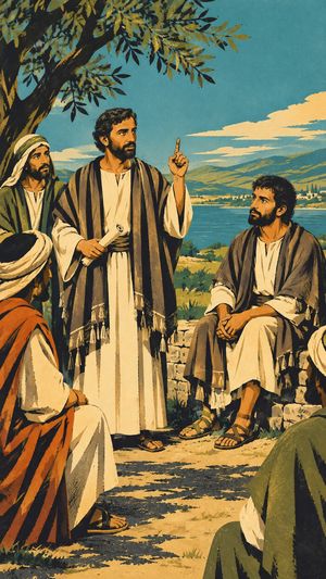 Chapter art from Herald: The Good Samaritan, from the story The Road to Jerusalem.