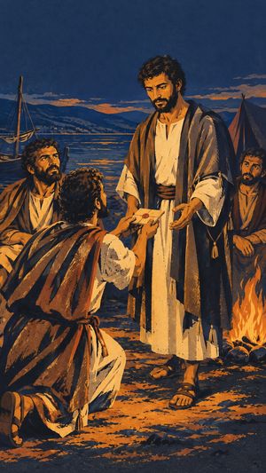 Chapter art from Herald: Lazarus, from the story The Road to Jerusalem.