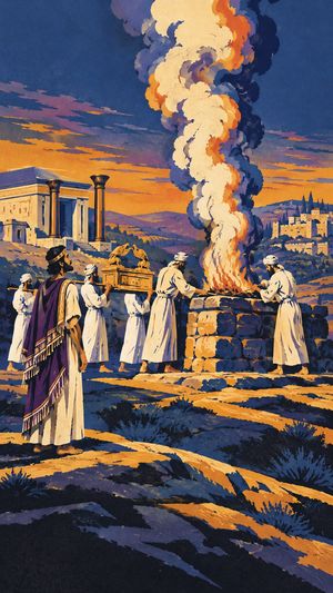 Chapter art from Herald: Split the Baby, from the story Solomon.