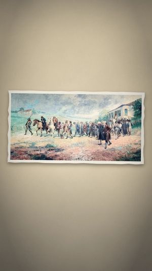 Arte do Herald para o capítulo A sentença, da história Tiradentes.